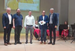 Foto mit Markus Pannermayr und Vorstand der DJK beim Teilhabe und Integrationspreis 2025