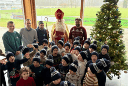 G-Jugend mit Nikolaus