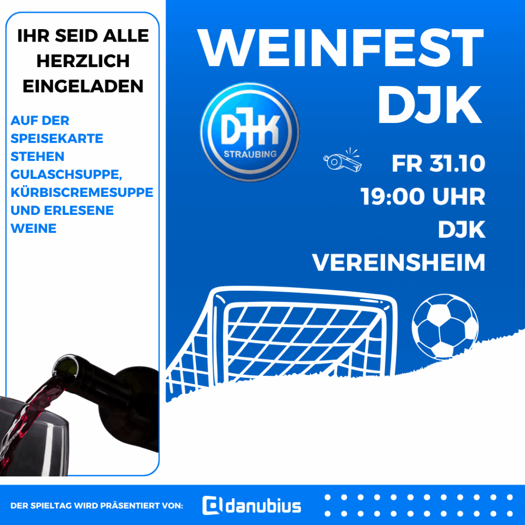 DJK Straubing Post zum Weinfest 2025