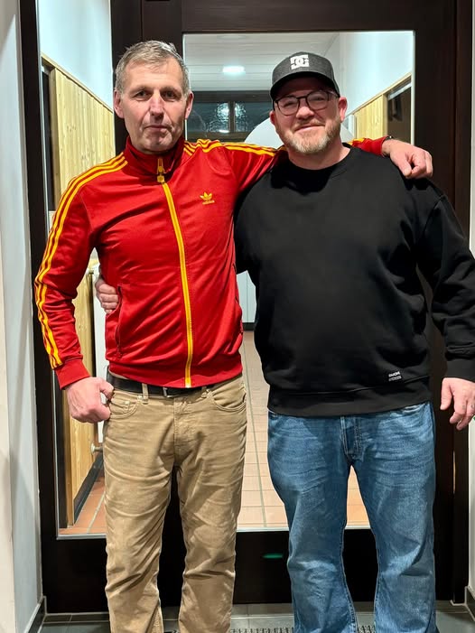 Andreas Hagenauer mit Herr Schustok