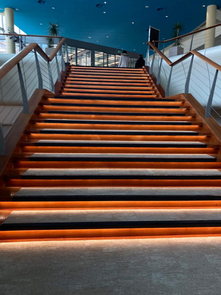 Trainingslager Treppen Hotel