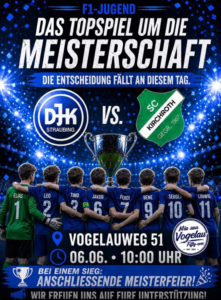 Poster F1 Meisterschaftsspiel!