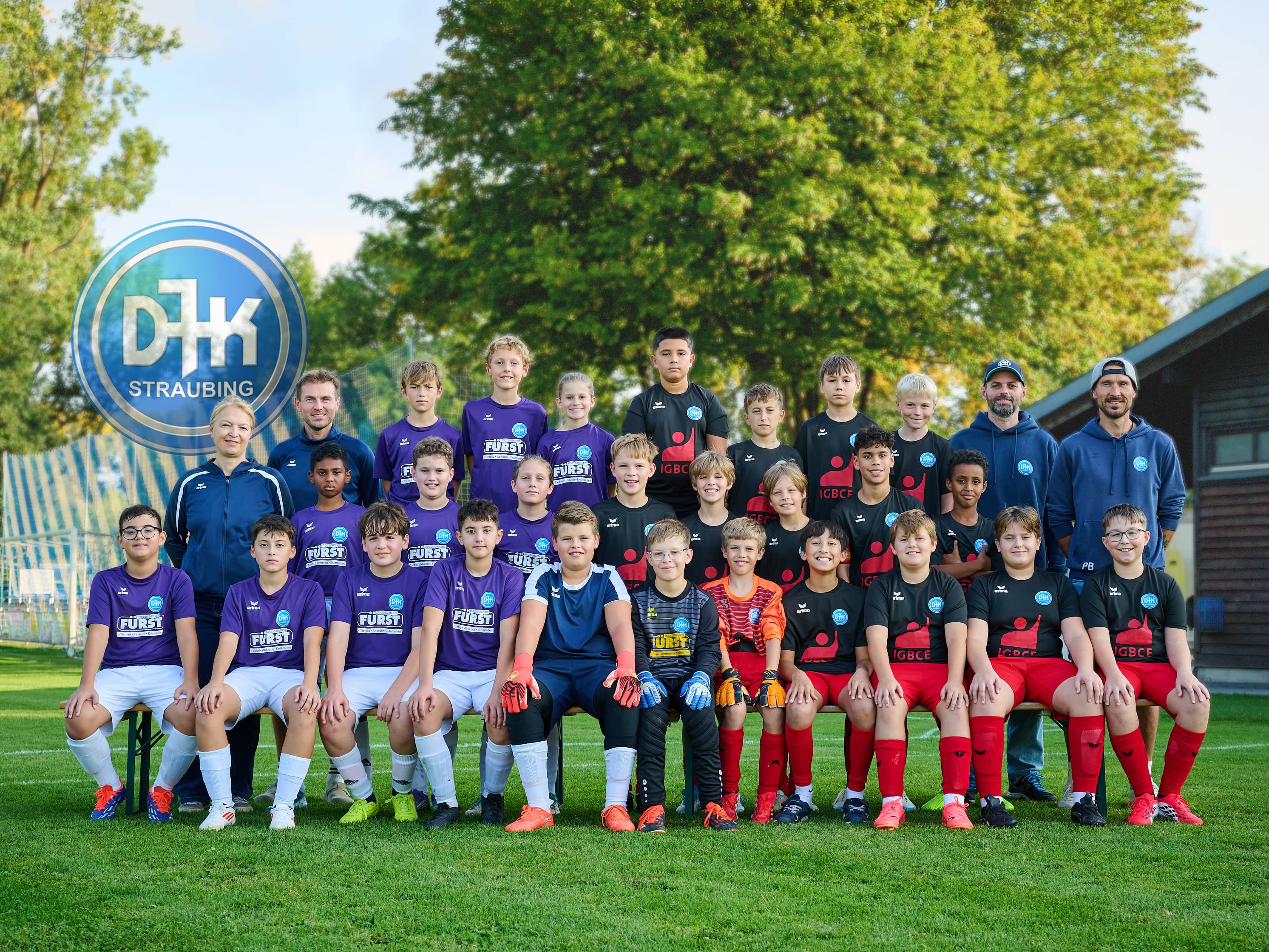 DJK Straubing D-Jugend Mannschaftsfoto 2026/27